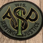Wisconsin Association Of Swat Personnel Serving Justice Police Patch