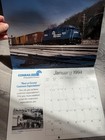 Vintage 1994 Conrail Philadelphia Division Railroad Calendar Complete
