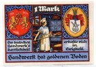 1921 Germany Stolzenau Notgeld 1 Mark Note  1621 
