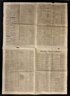 1873 M20 Antique Weekly State Gazette Trenton Nj Newspaper Railroad History Ads