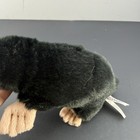Hansa Realistic Mole Black Plush Toy Stuffy Small Approximately 9 Inches  2010