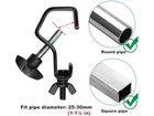 6 Pack Black Truss Stage Light Clamps 