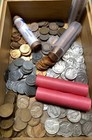 Cigar Box Lot - Old U s  Estate Sale Collection   Silver  Gem Bu Cents    More 