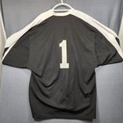 Teamwork Athletic Apparel Hockey Jersey Solar Bears 1 Black White Made In Usa