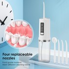 Portable Oral Irrigator Water Flosser With 4 Jets Rechargeable Dental Water Jet