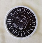 The Ramones  Embroidered Patch  Round Hey Ho Lets Go Punk Rock Licensed 3  X 3 