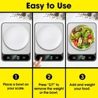 Food Scale  10kg 22lb Digital Kitchen Scale Weight Grams And Ounces For Baking