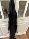 Real Horse Hair Tail Extension For Shows Natural Black  51   long Beautiful 1 Lb