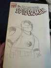 Marvel Signed Sketch Georges Jeanty   Ed Mcguinness   Rick Leonardi Original Art