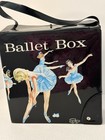 Vtg Mattel Black Ballet Box 1966 Ballerina Girl Doll Dance Carrying Case Nice
