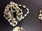 9 Rosary Lot Vintage Green White Black Plastic Rosaries