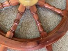 Solid Wood Ship s Handcrafted Wheel - 36 Inch Diameter-absolutely Stunning Decor