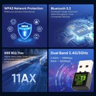 Wifi 6 Ax900m 802 11ax   Bluetooth  Mini Usb Dongle  Dual Band For Pc Win 10 11