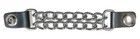 Double Chrome Chain Extension Genuine Leather Biker Vest Extender Made In Usa