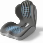 Seat Pain For Foam  Ergonomic Gray Cushion Memory Back tailbone