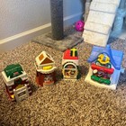 Fisher-price Little People Christmas On Main Street Set Complete With Extras