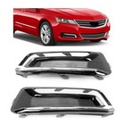 Fog Light Bezel Compatible With 2014-2020 Chevrolet Impala  W o Fog Light