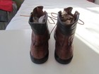 Vintage Red Wing  Supersole Moc Toe Work Boots Brown Leather 9d Style 01016