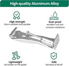 25pack 5 Inch Gutter Hangers   Pre-inserted Screw Hidden K-style Aluminum Gutter