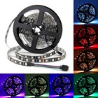 5m Rgb Led Strip Light 5050 Smd Black Pcb Led Tape Light For Room Party Garden