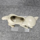 Vintage Lamb Lambie Figurine Planter White Pink Flowers Japan Easter 
