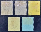 Gold Coast Kgv 1913-21 Stamps 2d-2s6d Part Set Of 5 Sg  74a-81 Mint Mh Cat   90 