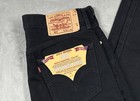 Levi   s 501xx Jeans Mens   s 36x30  actual 34x29  Black Button Fly 2000s 2007 New