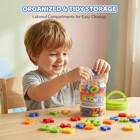 Magnetic Alphabet Letters 104pcs Abc 123 Numbers Fridge Learning Set Kids