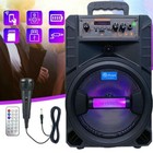 3000w Portable Bluetooth Party Speaker System Subwoofer Heavy Bass W  Microphone