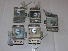 Lot Of 5 Vintage Payphone Pay Phone Lock With Key