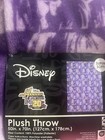Disney Hannah Montana Miley Cyrus Purple Fleece Throw Blanket