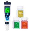 5-in-1 Digital Pool Salt   Ph Tester  Salinity Meter For Pools  Hot Tubs   Aquar