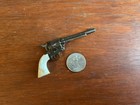 Vintage Marx Miniature Colt Revolver Toy Gun White Steer Head Grip 3 5  Small