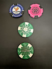 Harley-davidson Poker Chip Lot 6 Dublin Ireland Chilkoot Pass 115th Black Bear