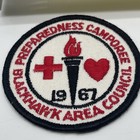 Vintage 1967 Boy Scout Preparedness Camporee Patch Blackhawk Area Council 3   