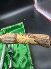 Vintage Anton Wingen 3-piece Meat Carving Set With Stag Handles Germany