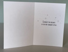 Hallmark Peanuts  making Spirits Bright  Embellished Christmas Card W envelope