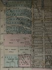 Orig  1937 Broadleigh Franklin County Ohio Maryland Av To Castor Av Atlas Map