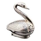 Beautiful Victorian Dutch Sterling Silver Swan Vinaigrette Samuel Boyce Landeck