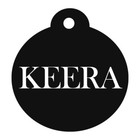 Custom Pet Tag     Engraved Dog Or Cat Name Tag  Double-sided Id Charm