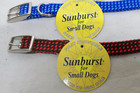 New Six Sunburst 8  Collars For Puppy Dog Litter  6-different Colors  Nwts  8in