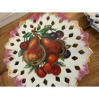 Reticulated Porcelain Fruit Plates - Set Of Two