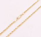 2 0mm Twisted Rope Chain Ankle Bracelet Anklet Real 10k Yellow Gold 10 