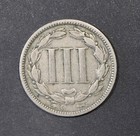 1879 Three-cent Piece  nickel   fine   free S h After 1st Item 