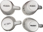 World Market  good Morning   20 Oz  White Ceramic 4 Mugs