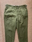 M 1951 Green Wool Winter Army Stock 55t 35650 10 Trousers Pants Regular Large