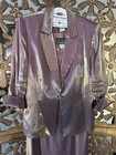 Lovely Alex Evening Mother Of The Bride Gown And Jacket In Shimmering Plum Sz 16