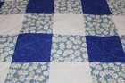 Spring Flower Gingham Quilt