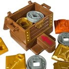 Vintage Mega Bloks Treasure Chest W Pirate Coins Gold Treasure Accessory Lot