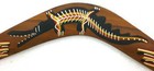 Boomerang  Bunabiri Aboriginal The Dreamtime Handpainted Lizard Australia 14 